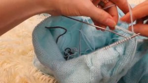 МК Часть 3 Вязание свитера с косами и открытыми плечами