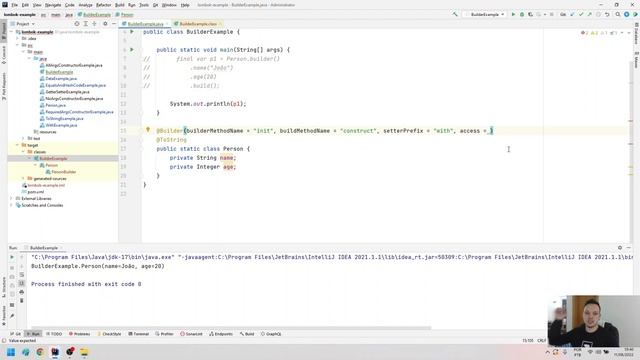 Lombok pt. 9 - @Builder смотреть онлайн
