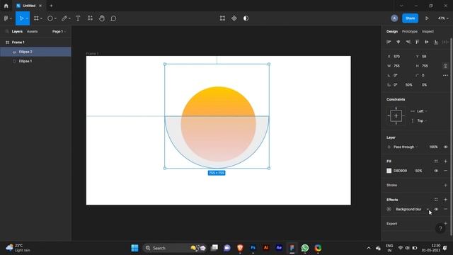 create Glass Icon in figma \ figma tutorial смотреть онлайн