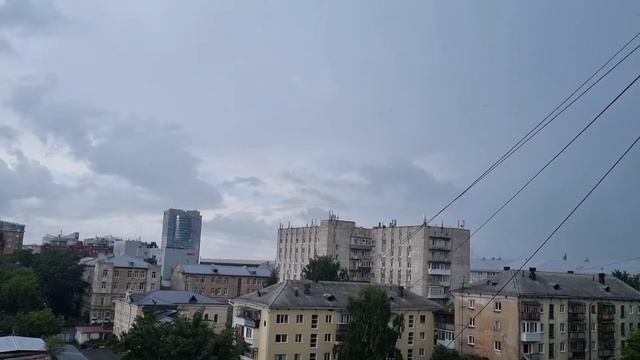 Гроза в Перми 11 июня 2022!