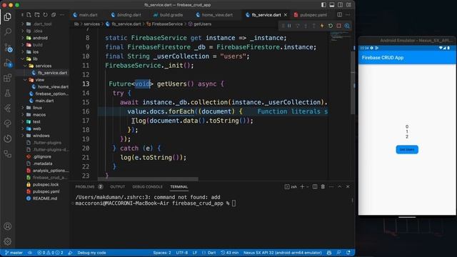 Flutter Firebase CRUD Operations with Firebase CLI: App Development Guide смотреть онлайн