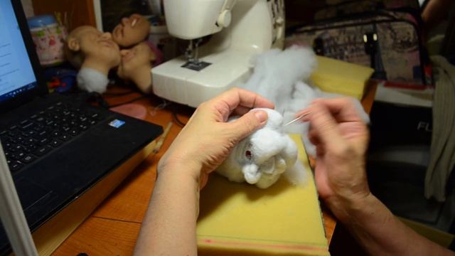 мастер класс по изготовлению скульптурной -текстильной куклы ч.7 смотреть онлайн