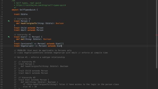 Self-Types in Scala - the Why and the How | Rock the JVM смотреть онлайн