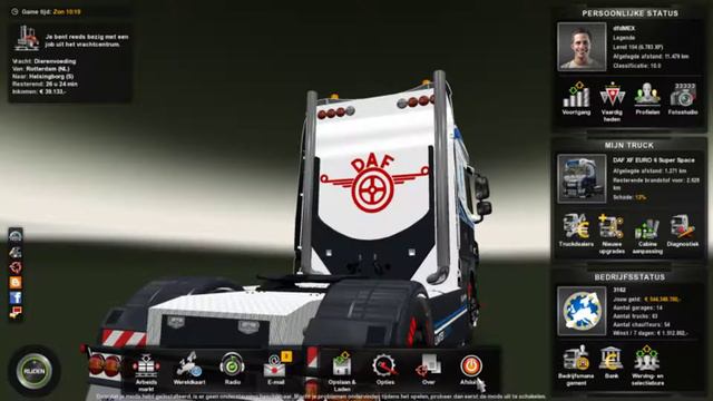 EURO TRUCK SIMULATOR 2 long trip with DAF 3900HP смотреть онлайн