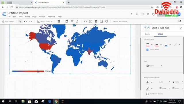 How to create Geo chart in google Data Studio смотреть онлайн
