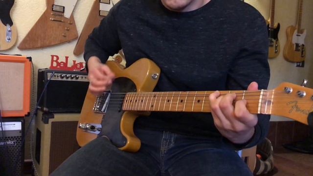 Sound test RustGL Tele Bridge pickup on my Fender Telecaster 1979 смотреть онлайн