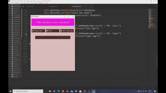 24 PyQt5 QCheckBox with Python part#3 تعلم بايثون مع نور смотреть онлайн