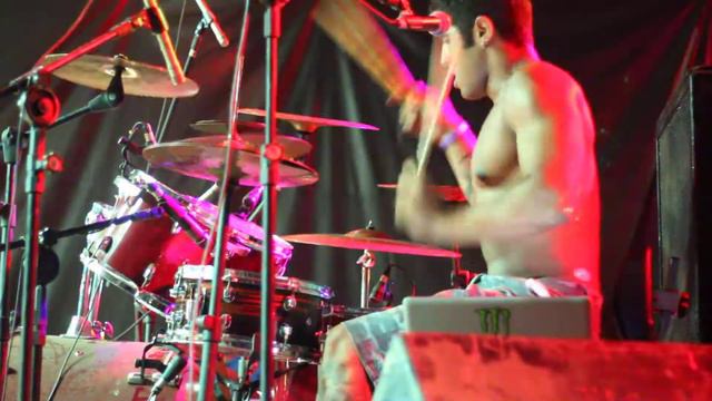 Thiago Andrade - Minus Blindness Drum Cam смотреть онлайн