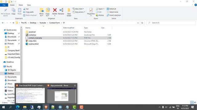 Free Gmail PHP Script Contact Form supports Gmail App password смотреть онлайн