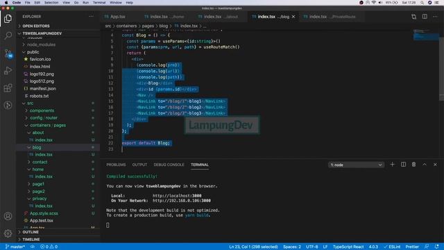29 Reactjs Tutorial - React Router (Menggunakan useRouteMatch) смотреть онлайн