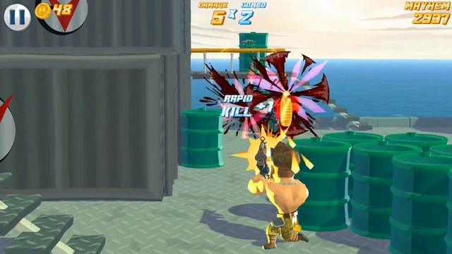 Major Mayhem 2 - Gameplay Walkthrough Level 4-7 смотреть онлайн