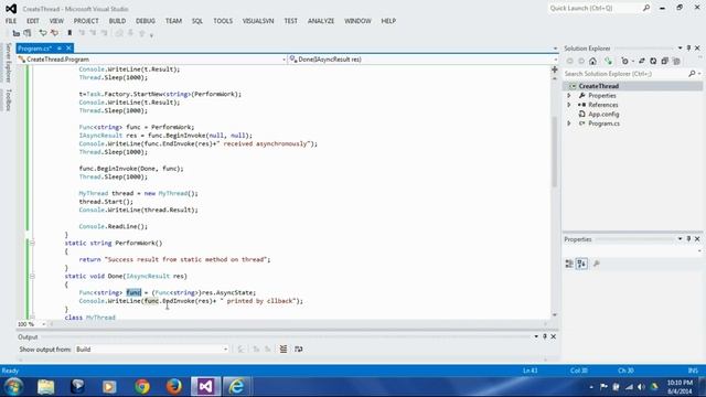 C# Multi Threading Session 3 (Return values from thread) смотреть онлайн
