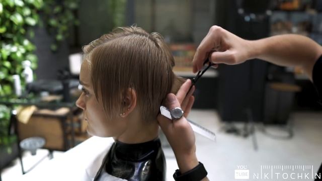 HOW TO CUT CLASSIC SHORT GRADUATION HAIRCUT смотреть онлайн