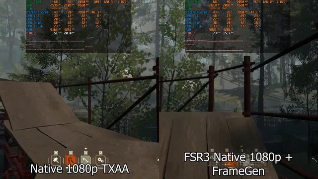 FSR 3 Frame Generation Mod Off Vs On | Pacific Drive
