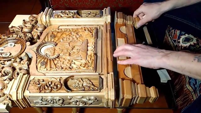 Резьба по дереву.Продолжаем собирать большую икону.Часть lV смотреть онлайн