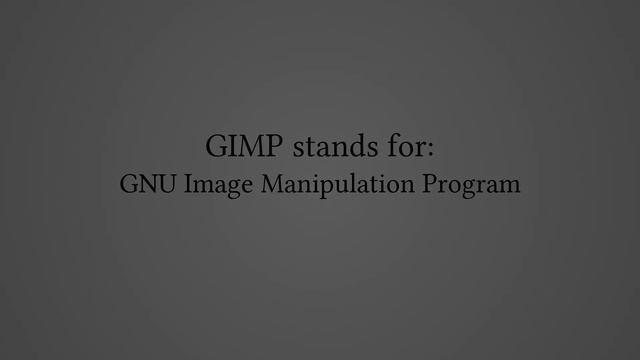 What Does "GIMP" Stand For? смотреть онлайн