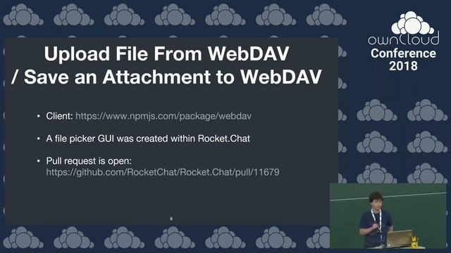 Rocket Chat ownCloud Integration - ownCloud conference 2018 смотреть онлайн