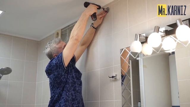 Как установить карниз для ванной комнаты MrKARNIZ смотреть онлайн