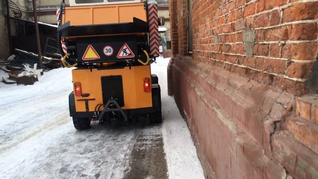 Sweeper ММК. Уборочная машина. Уборка снега. смотреть онлайн