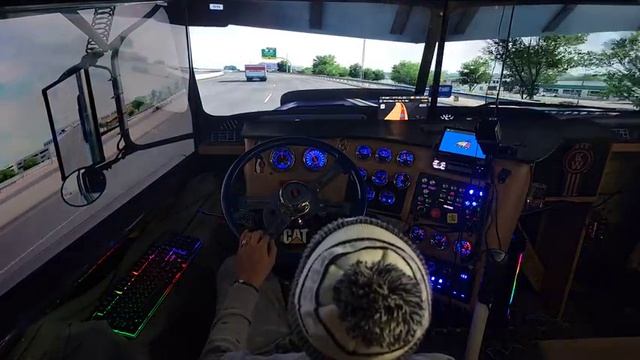 1st time in 4k view in american truck simulator. totally different смотреть онлайн