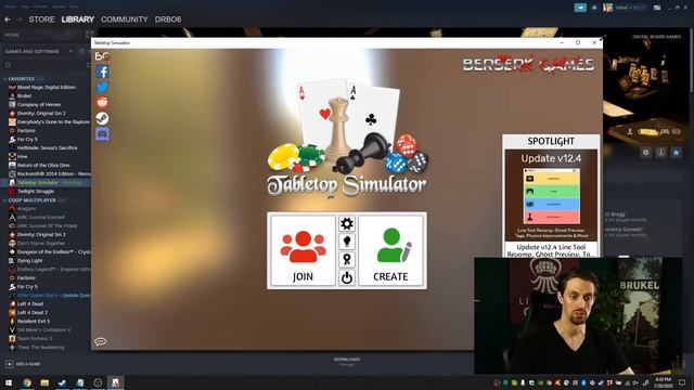 Tabletop Simulator Tutorial - Episode 1 - Setting up Tabletop Simulator смотреть онлайн