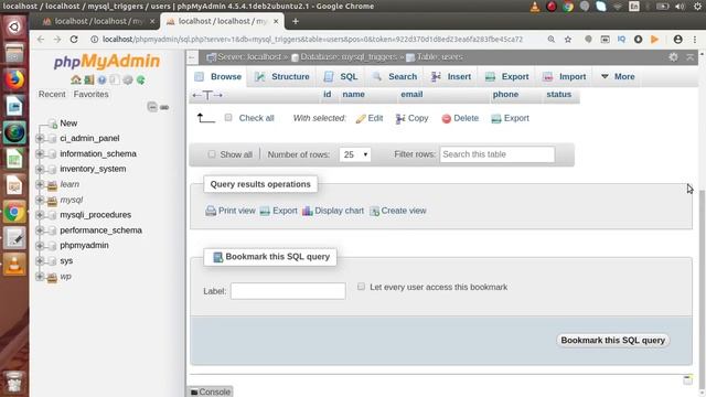 MySQL Triggers Tutorials for Beginners #5 - PhpMyAdmin Manual Tool to Create Triggers смотреть онлайн