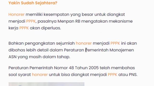 Penghapusan Sistem Honorer Dilakukan Desember 2024, Begini Cara Agar Diangkat PPPK смотреть онлайн