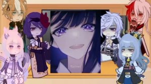 Past Inazuma react to Raiden Shogun | Genshin Impact | Gacha Club