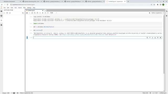 Introducing WhiteboxTools v2.2.0 frontends (Python, Jupyter, ArcGIS, R) смотреть онлайн