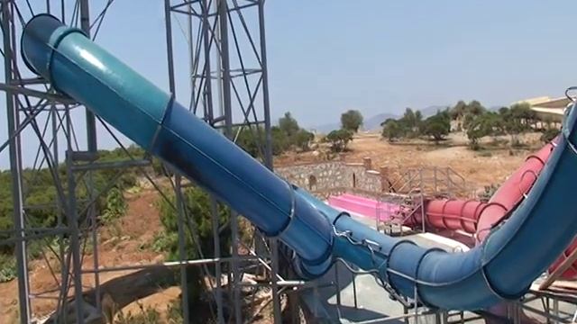 ADALAND LOOP SLIDES - BLUE & PINK LOOP