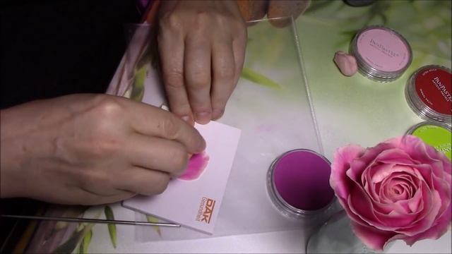 Тонировка розы пудрой PAN PASTEL. МК от Риты.ROSE painted PAN PASTEL смотреть онлайн