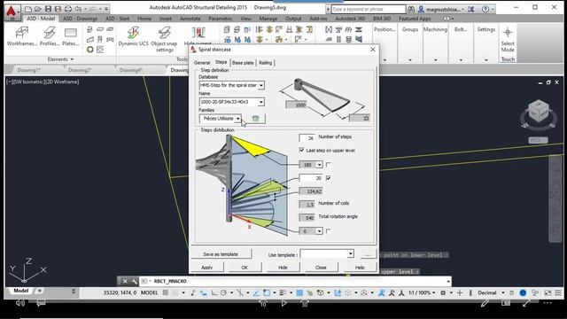 COMMENT MODELISER UN ESCALIER HELICOIDAL METALLIQUE SUR AUTOCAD STRUCTURAL DETAILING смотреть онлайн