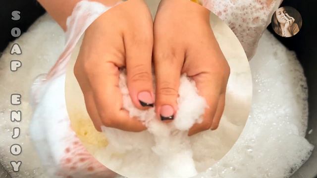 Asmr soap ?️DOVE?️ Мыление в роскошной пене ? Soap lathering смотреть онлайн