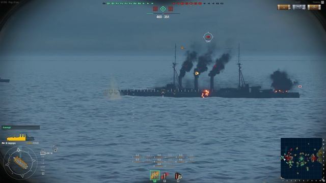 World of Warships. Аврора. Обзор према. смотреть онлайн