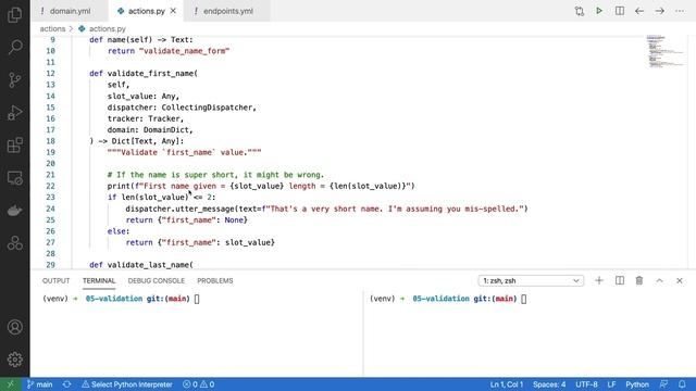 How to Validate Form Input in Rasa | Rasa Tutorials смотреть онлайн