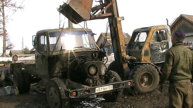 ГАЗ-4509 Меняем раму часть № 1. смотреть онлайн