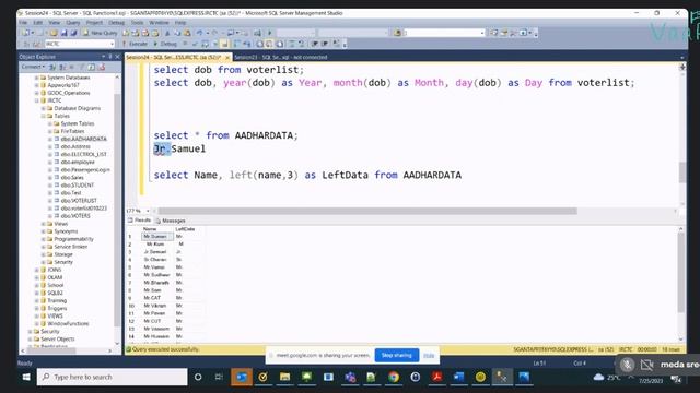 Session24 - SQL Server - SQL Functions | Upper | Lower | Left | Right | Trim | Substring | CharInde смотреть онлайн