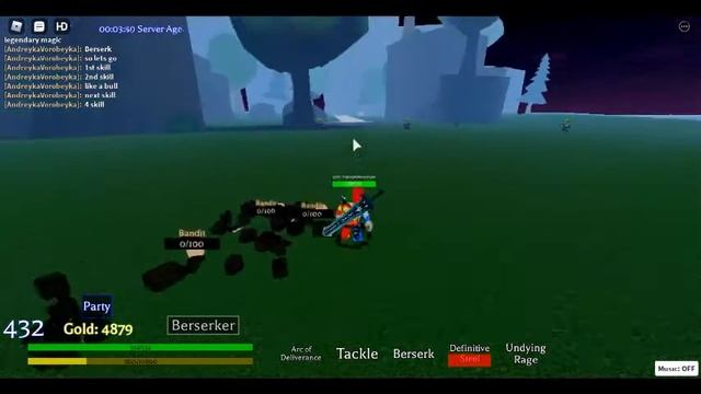 Berserk[Legendary] showcase.Primordial Arts ROBLOX смотреть онлайн
