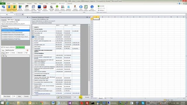 XBRL data in Excel financial models смотреть онлайн