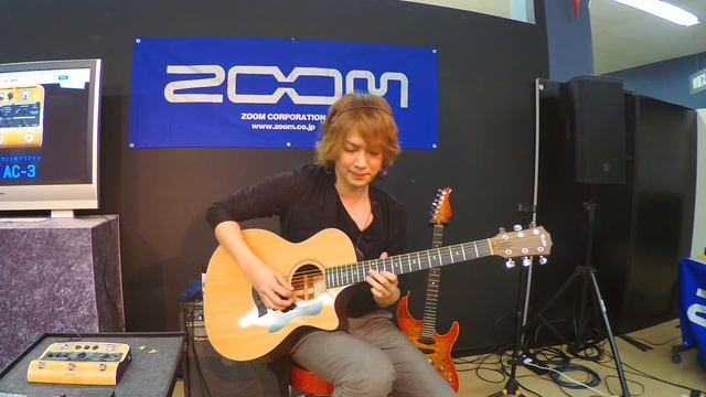 土屋浩一さんによる、ZOOM AC-3のデモ演奏 смотреть онлайн
