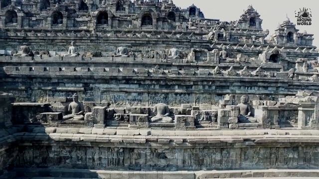 Borobudur Indonesia - The Biggest Buddhist monument in the world смотреть онлайн