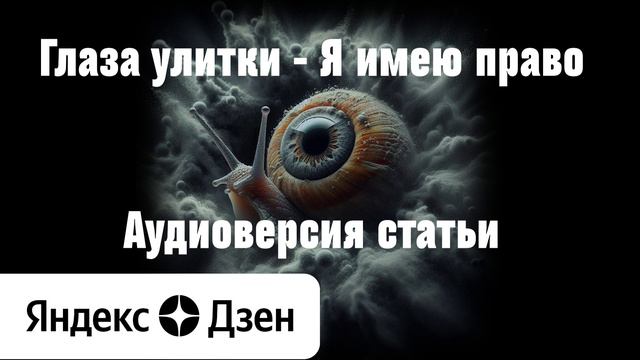 Глаза улитки - Я имею право
