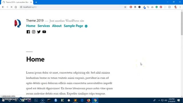 WordPress 2019 Theme - Child Theme смотреть онлайн