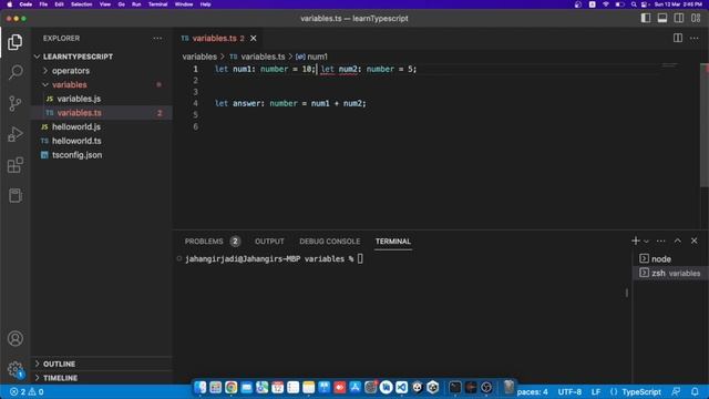 Typescript For Beginners | Variables and Data types | Hindi/Urdu смотреть онлайн