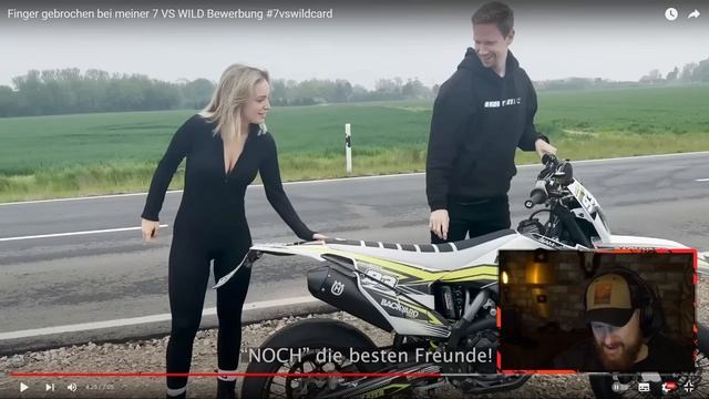 Finger gebrochen! MODEL bewirbt sich für 7 vs. Wild! | Fritz Meinecke reagiert смотреть онлайн
