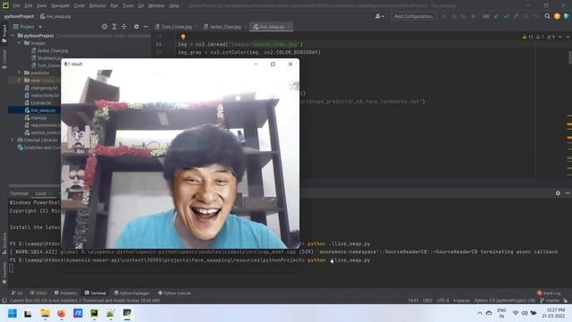 Face Swapping | Python Project смотреть онлайн