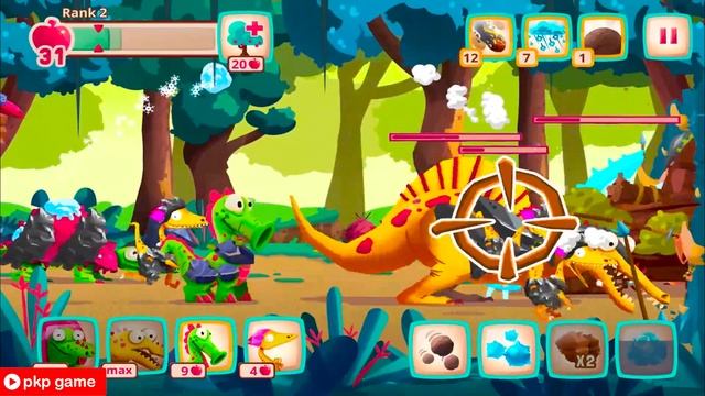 Dino Bash ? Trailer All Level Gameplay ⛱ Pkp Game 11
