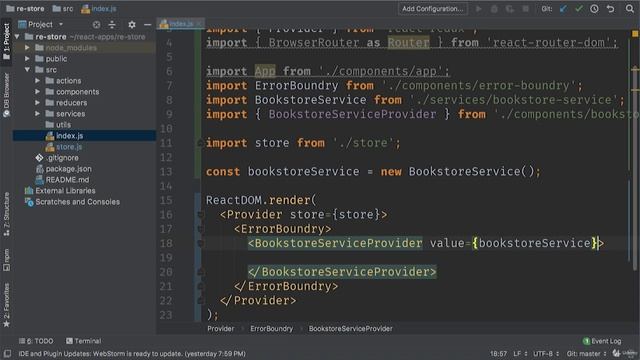 6 Каркасc React Redux приложения смотреть онлайн