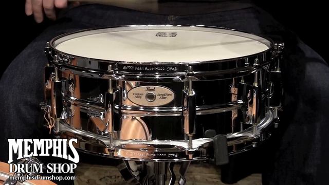 Pearl 14 X 5 Sensitone Elite Beaded Steel Snare Drum