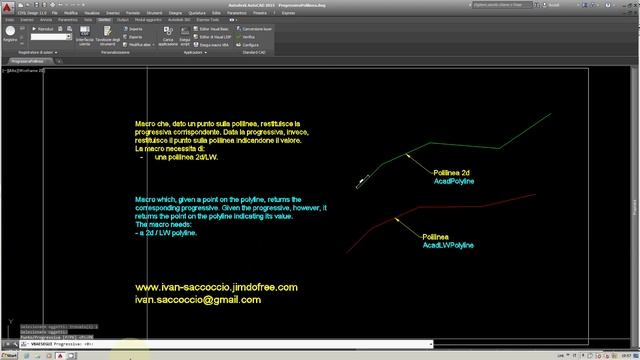 ProgressivaPolilinea_V01 - Programming - AutoCad programmare in VBA - DOWNLOAD FREE MACRO смотреть онлайн